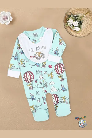 MeeMee Infants Printed Cotton Rompers