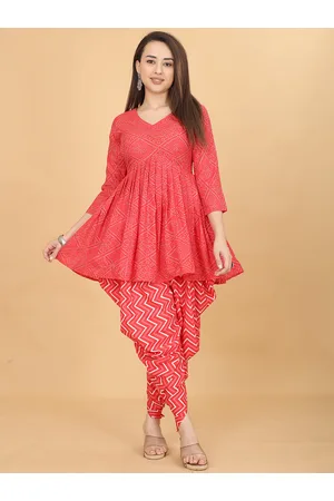 SHORT FROCK WITH DHOTI SALWAR | SHORT FROCK WITH TULIP | FROCK WITH PATI...  | Short frock, Patiala salwar, Frocks