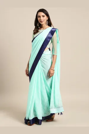 HRITIKA Ethnic Motif Printed Pure Chiffon Saree