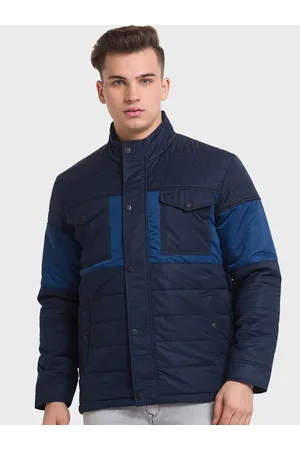 Buy COLOR PLUS Polyester Blend Front Zip Tailored Fit Men's Casual Wear  Jacket | Shoppers Stop