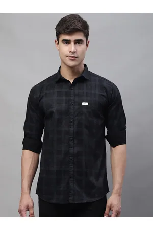 Majestic Opaque Tartan Checks Chest Pocket Cotton Casual Slim Fit Shirt