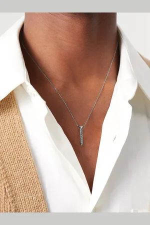 MINUTIAE Men Screw Pendant With Chain