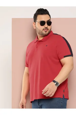 Sztori Men Plus Size Polo Collar Pure Cotton T-shirt