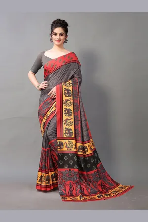 HRITIKA Ethnic Motifs Printed Saree