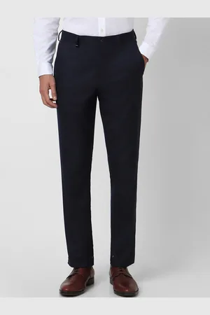 V Dot Men Slim Fit Formal Trousers