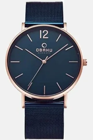 Obaku Men Stainless Steel Bracelet Style Straps Digital Watch V197GXVLML