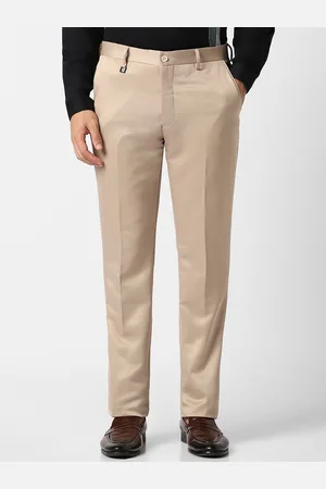 V Dot Men Skinny Fit Formal Trousers