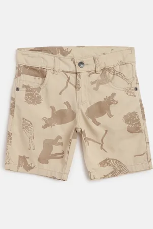 chicco Boys Conversational Printed Cotton Shorts