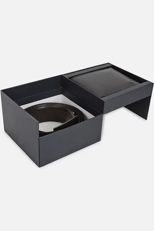 Allen Solly Men Textured Leather Accessory Gift Set