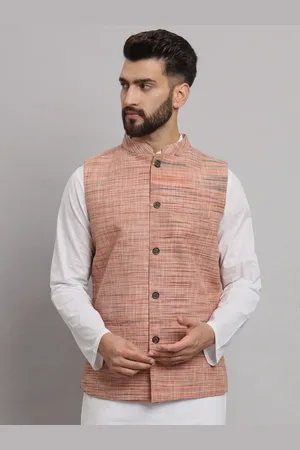 Latest Chikan Garments Mandarin Collar Nehru Jacket