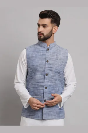 Latest Chikan Garments Mandarin Collar Nehru Jacket