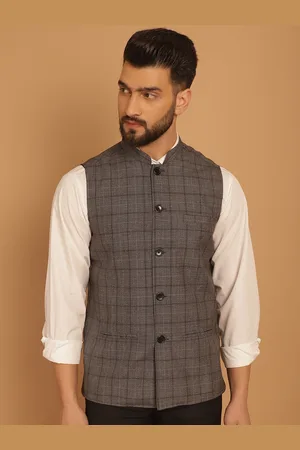 Even Checked Nehru Jackets