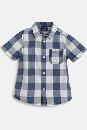 chicco Boys Checked Comfort Cotton Casual Shirt
