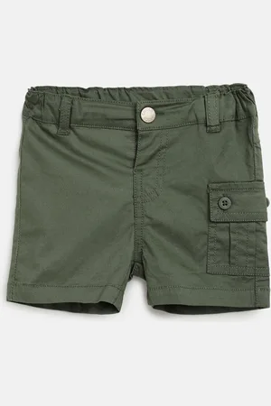 chicco Boys Mid-Rise Cotton Shorts