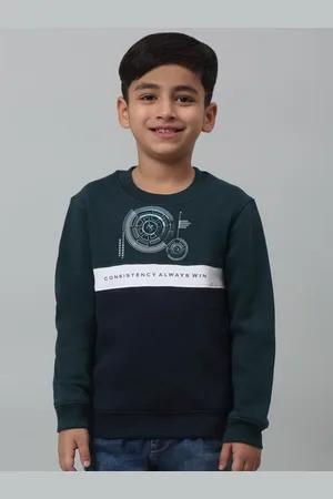 CANTABIL Boys Printed Pullover Fleece Sweatshirt