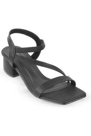 Metro Open Toe Backstrap Block Heels