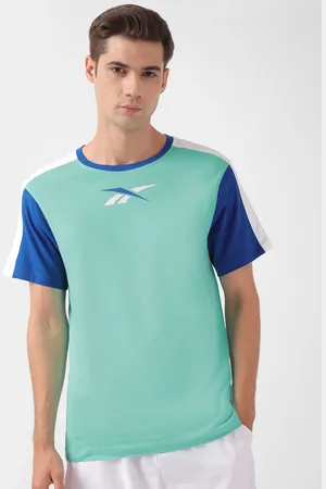 Reebok Classics App Colourblocked Round Neck Pure Cotton T-Shirt