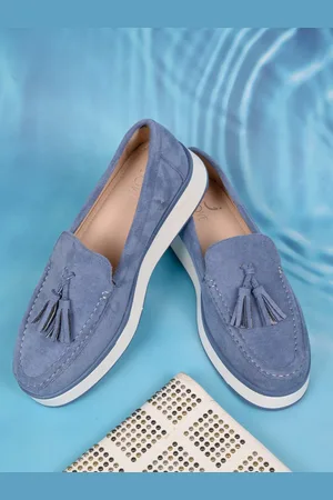Jove Women Comfort Insole Contrast Sole Tassel Loafers