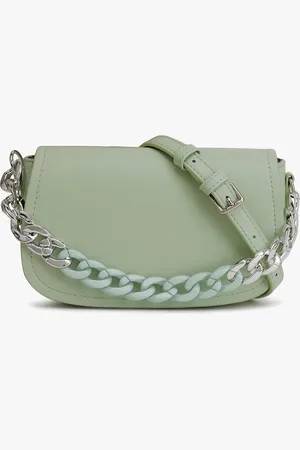 Kazo Dual Tone Chunky Chain Sling Bag
