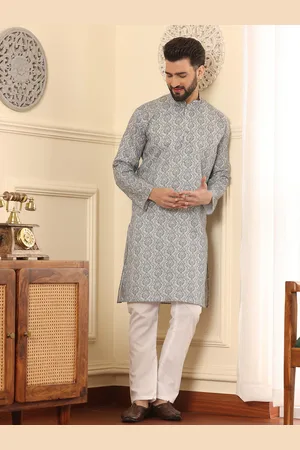 Armaan Ethnic Ethnic Motifs Printed Straight Kurta With Pyjamas