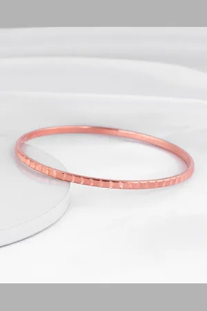 GIVA 925 Sterling Silver Rose Gold-Plated Bangle
