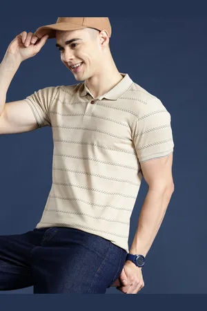 Mast & Harbour Men Polo Collar T-shirt