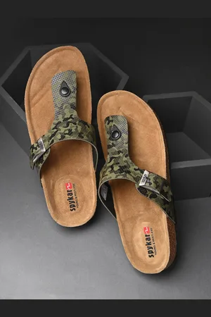 SPYKAR Men Printed Thong Flip-Flops