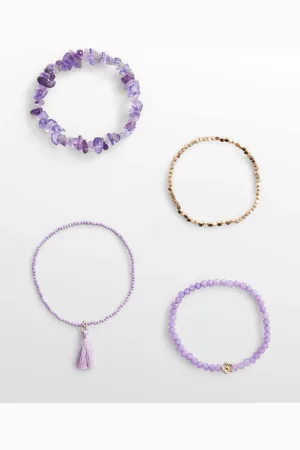 Beads bracelets 2 pack - Girls | MANGO OUTLET Czech Republic