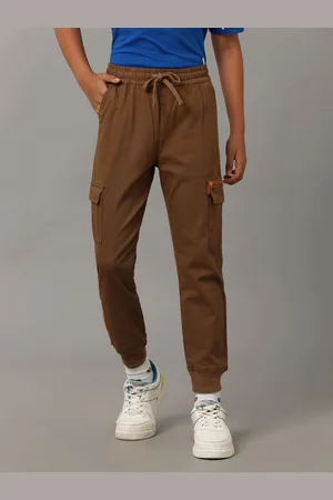 UNDER FOURTEEN ONLY Boys Mid Rise Loose Fit Cargo Trouser
