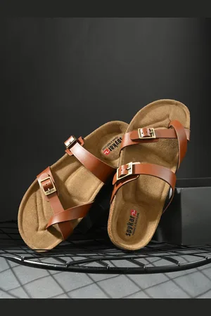SPYKAR Men Buckle Slip-On Flip Flops