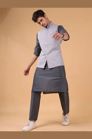 SHIWAM ETHNIX Printed Cotton Nehru Jackets