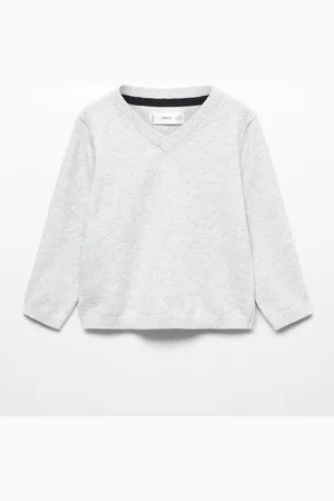 MANGO Boys V-Neck Pullover
