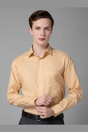 CANTABIL Comfort Checked Spread Collar Long Sleeves Formal Shirt