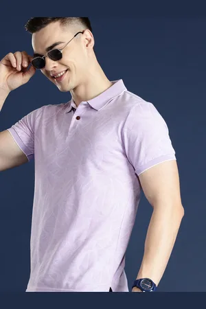 Mast & Harbour Men Abstract Polo Collar T-shirt