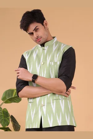 SHIWAM ETHNIX Printed Cotton Nehru Jackets