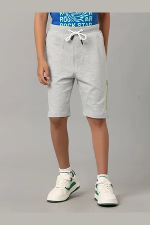 UNDER FOURTEEN ONLY Boys Mid-Rise Cotton Shorts