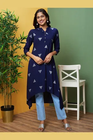 Globus Geometric Printed Indie Prints Kurta