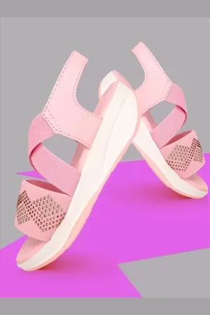 BAESD Girls Embellished Open Toe Comfort Heels