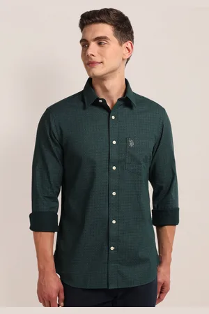U.S. Polo Assn. Spread collar Long Sleeves Printed Casual Shirt