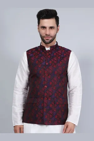 Wintage Printed Woven Nehru Jacket