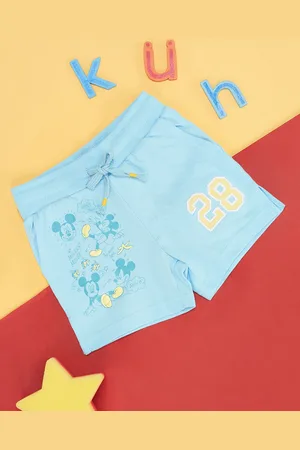 Pantaloons Boys Mickey Mouse Printed Pure Cotton Shorts