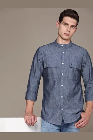 French Connection Men Pure Cotton Slim Fit Casual Shirt