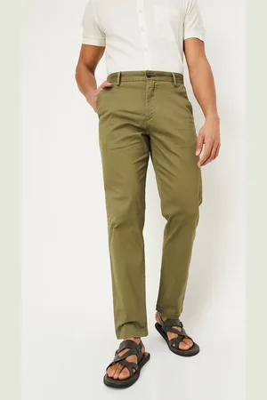 MAX Slim Fit Men Green Trousers - Buy MAX Slim Fit Men Green Trousers  Online at Best Prices in India | Flipkart.com