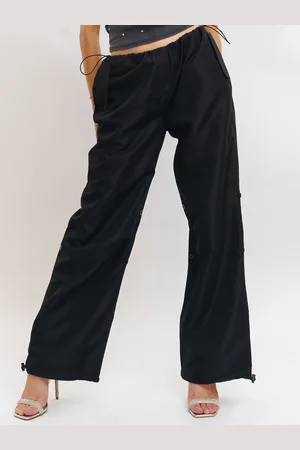 FREAKINS Women Mid-Rise Cotton Regular Trouser