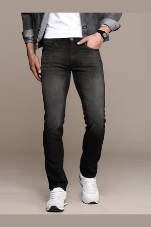 WROGN Men Straight Fit Light Fade Stretchable Jeans