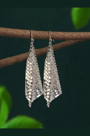 Ami Silver Plated Drop Earrings