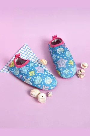MiArcus Kids Printed Lightweight Slip-On Swim Sneakers