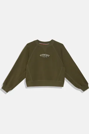 Tommy Hilfiger Girls Round Neck Cotton Sweatshirt