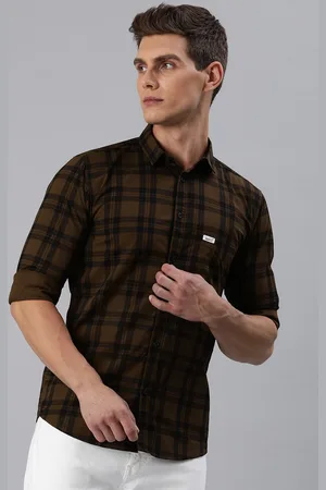 Majestic Tartan Checks Slim Fit Cotton Casual Shirt