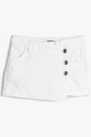 Koton Girls Regular Fit Cotton Shorts